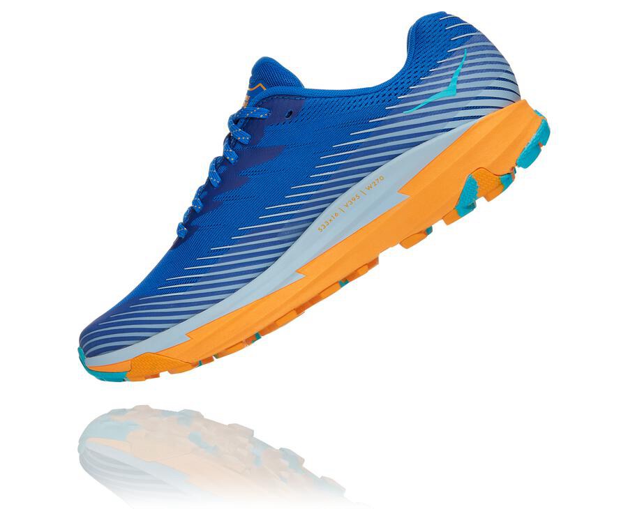 Hoka One One トレイルシューズ メンズ 青 - トレント 2 - DC2851946